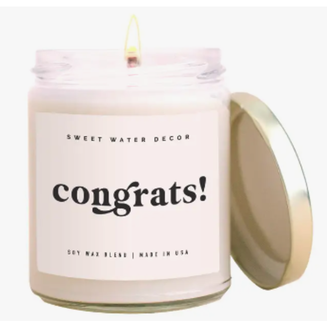 Soy Candle Clear Jar 9oz