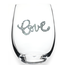 Valentine's Stemless Wine Glass