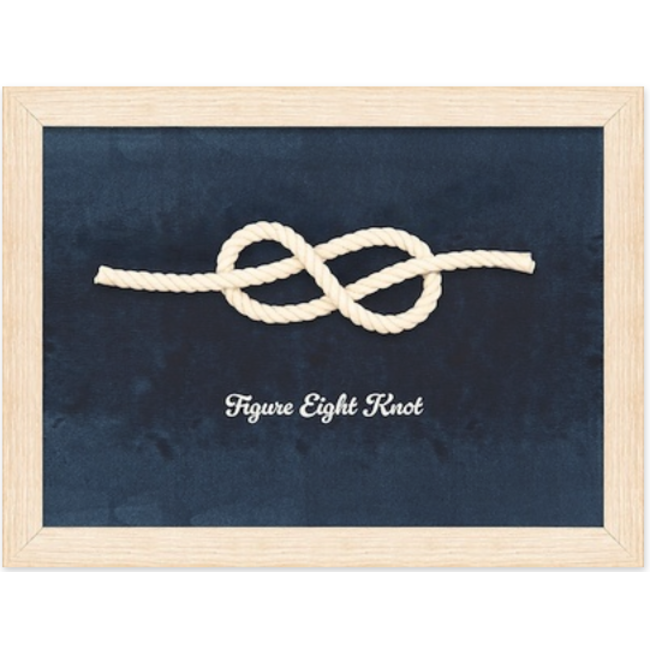 Nautical Knot Wall Art 16x12