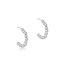 Beaded Classic 1" Post Hoop