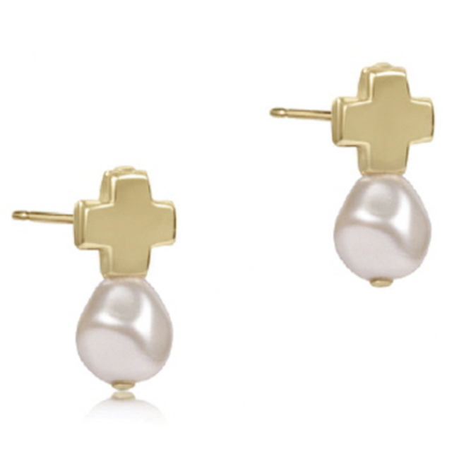 Signature Cross Gold Stud