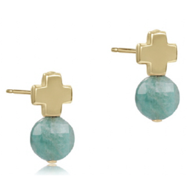 Signature Cross Gold Stud