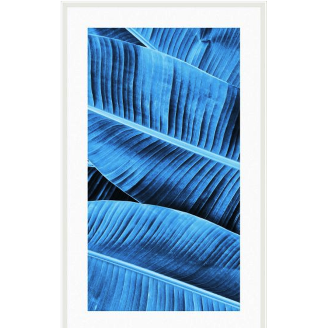 Blue Leaves Wall Art