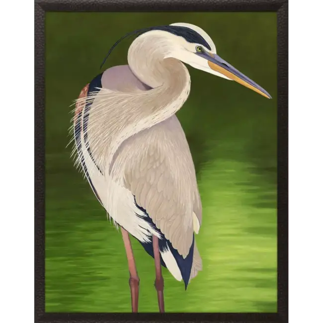 Moonlight Blue Heron