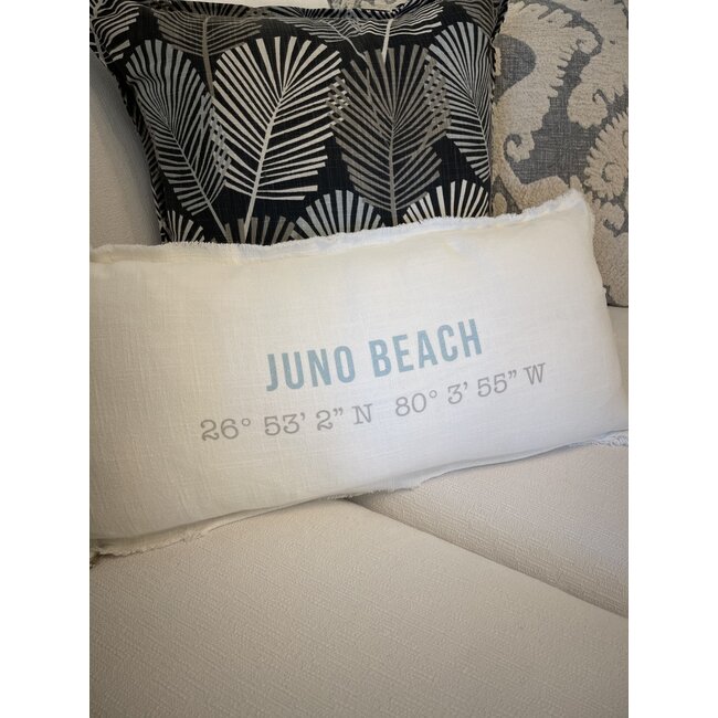 City & Coordinates Lumbar Pillow