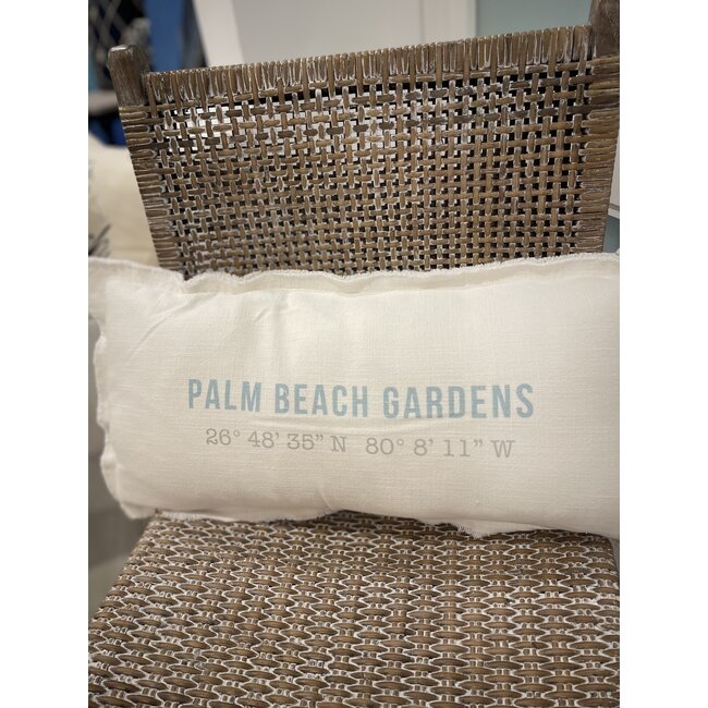 City & Coordinates Lumbar Pillow