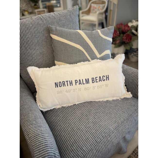 City & Coordinates Lumbar Pillow