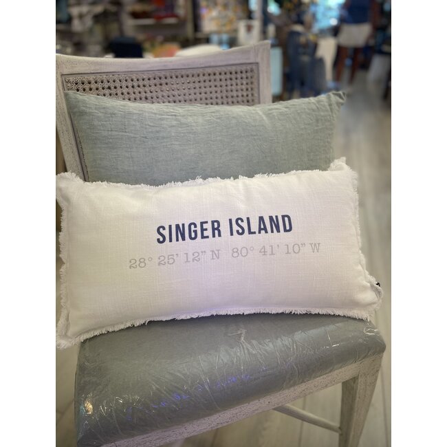 City & Coordinates Lumbar Pillow