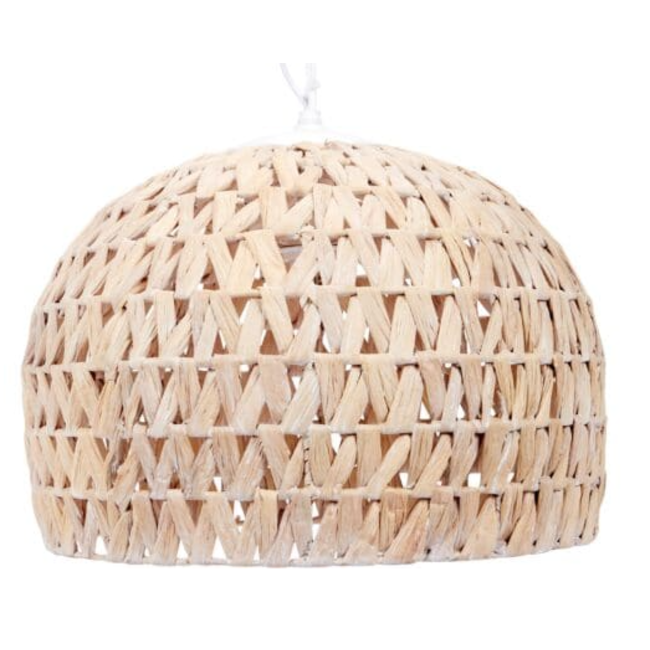 Marley Woven Water Hyacinth Pendant