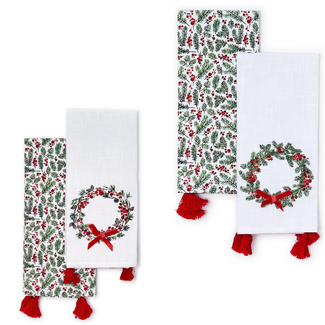Merry Berry Dish Towels, S/2