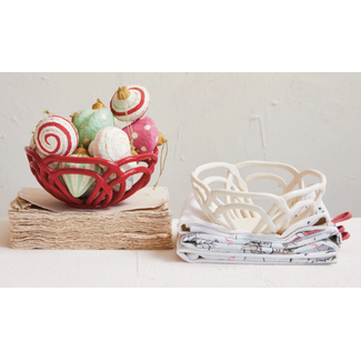 Handmade Stoneware Basket