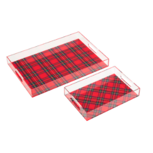 Tartan Acrylic Tray