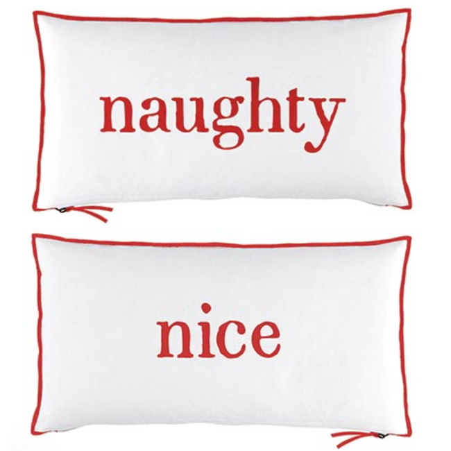 Christmas Face to Face Lumbar Pillow