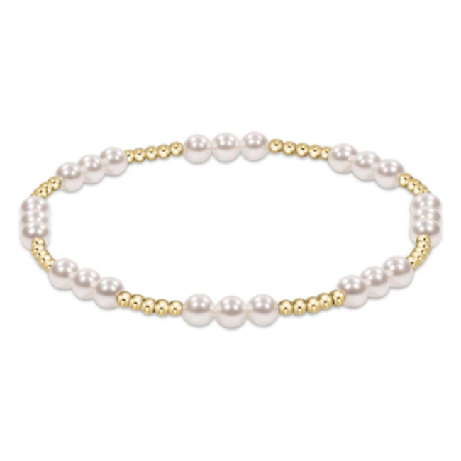Classic Joy Pattern 4mm Bead Bracelet