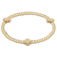 Signature Cross 3mm Bead Bracelet
