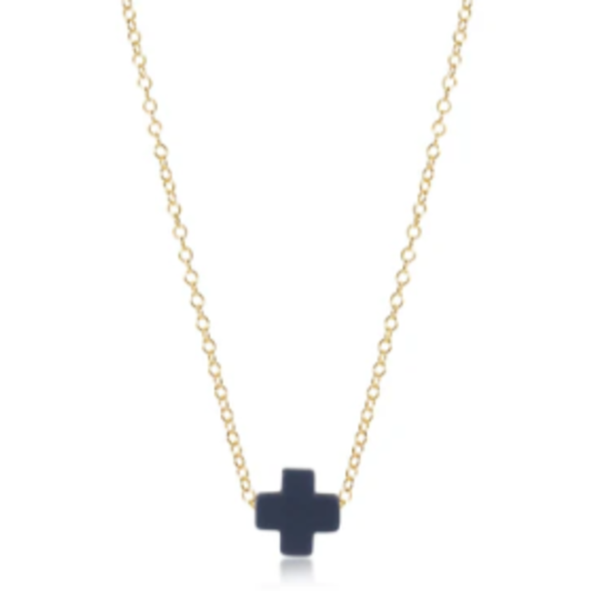 16" Necklace Gold Necklace - Signature Cross