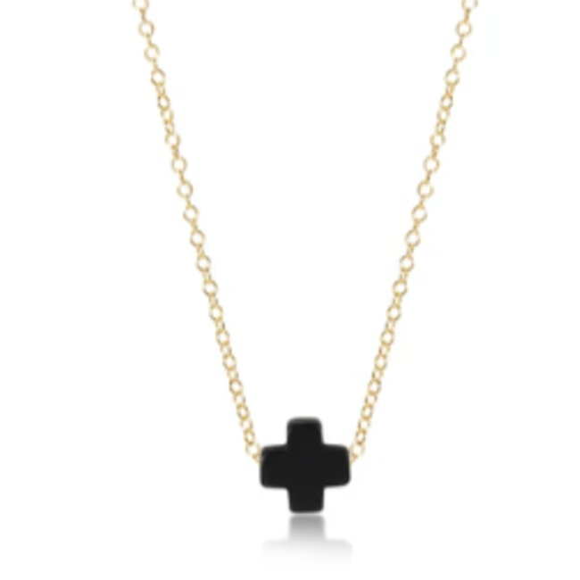 16" Necklace Gold Necklace - Signature Cross
