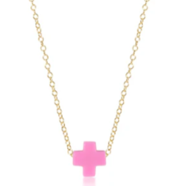 16" Necklace Gold Necklace - Signature Cross