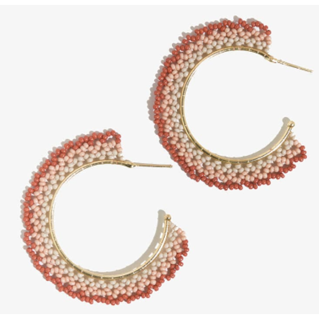 Eve Ombre Beaded Hoop