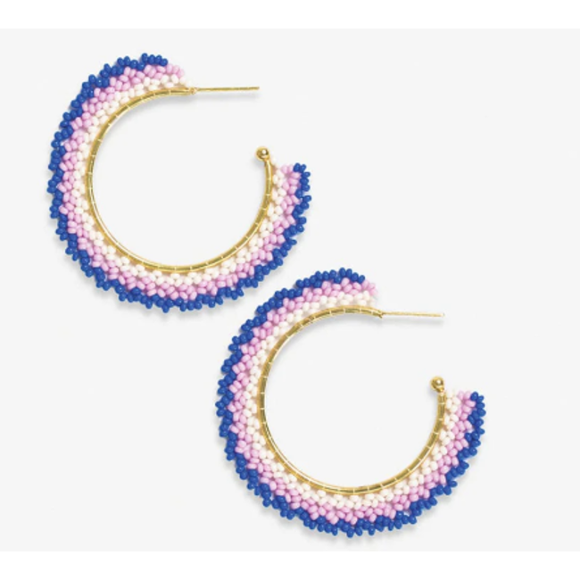 Eve Ombre Beaded Hoop