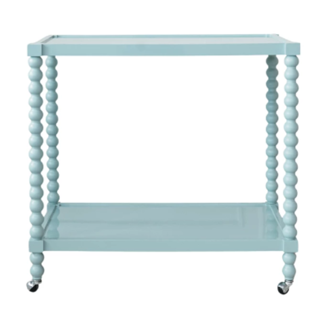 2-Tier Bar Cart on Casters