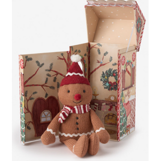 Gingerbread Knit Toy & Gift Box