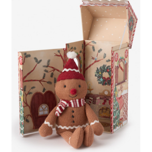Gingerbread Knit Toy & Gift Box