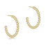 Beaded Classic 1" Post Hoop