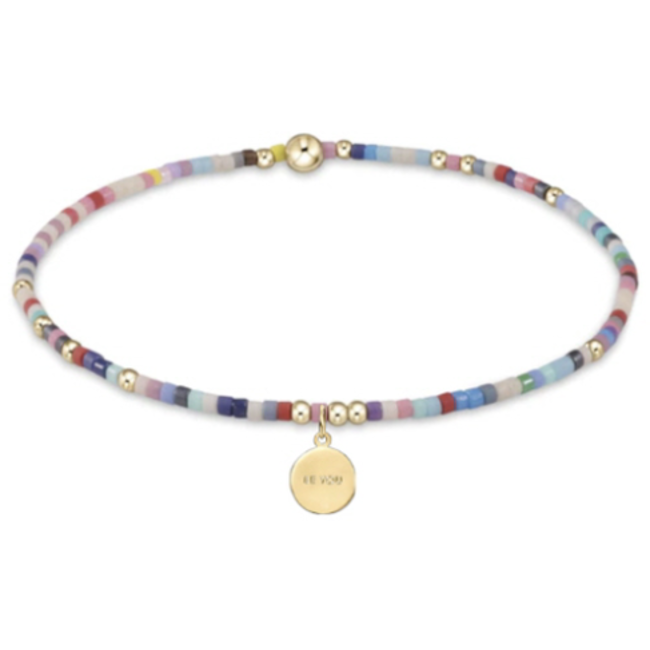 EGirl Hope Unwritten Bracelet w/ Small Gold Disc