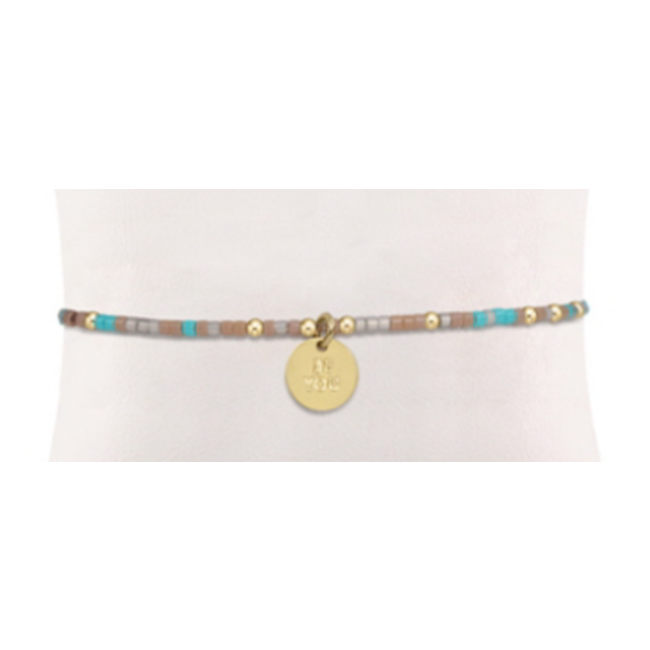 EGirl Hope Unwritten Bracelet w/ Small Gold Disc