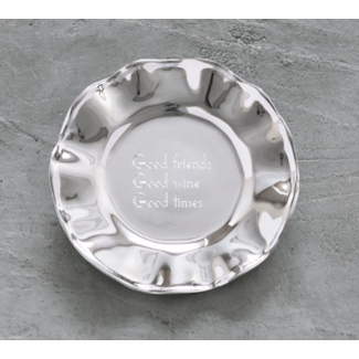 Vento Wine Plate, Good Friends