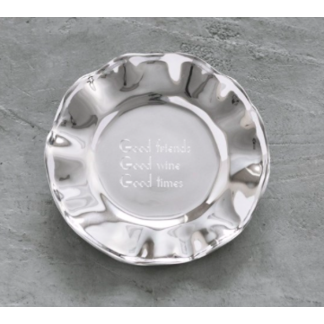 Vento Wine Plate, Good Friends