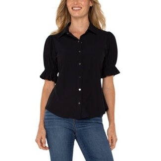 Elbow Puff Sleeve Shirt