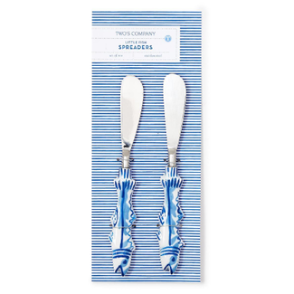 Set of 2 Fish Handle Spreaders on Gift Card