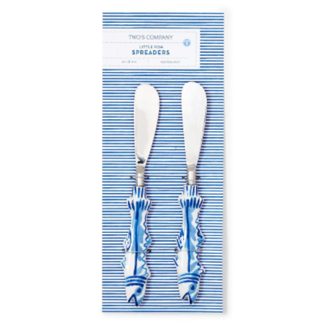 Set of 2 Fish Handle Spreaders on Gift Card