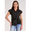S/S Button Down Tie Top