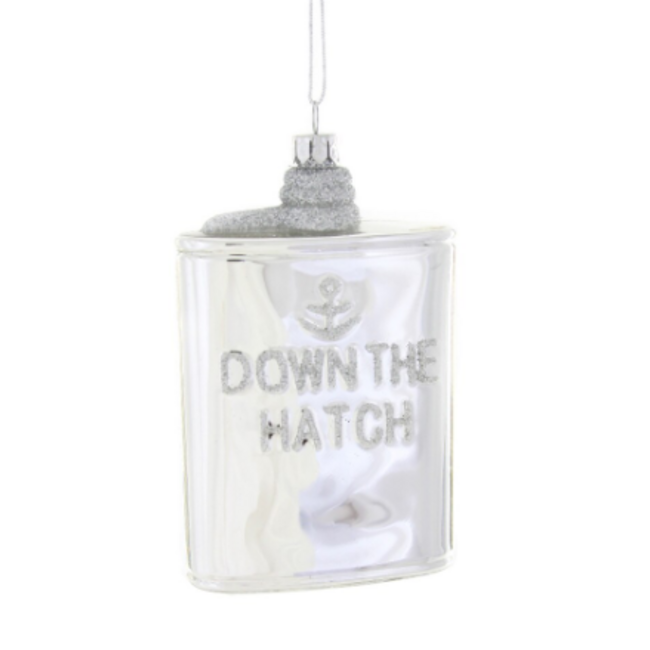 Silver Flask Ornamnet