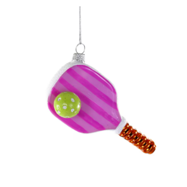 Pink Pickleball Ornament
