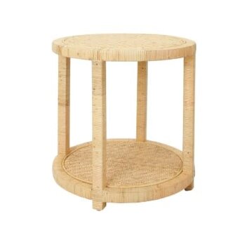 Ellison Round Rattan Side Table