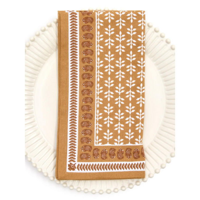Natural Elements Block Print Cloth Napkins