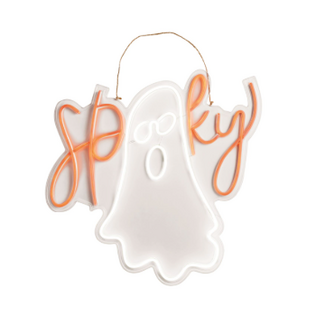 Neon Ghost Door Hanger