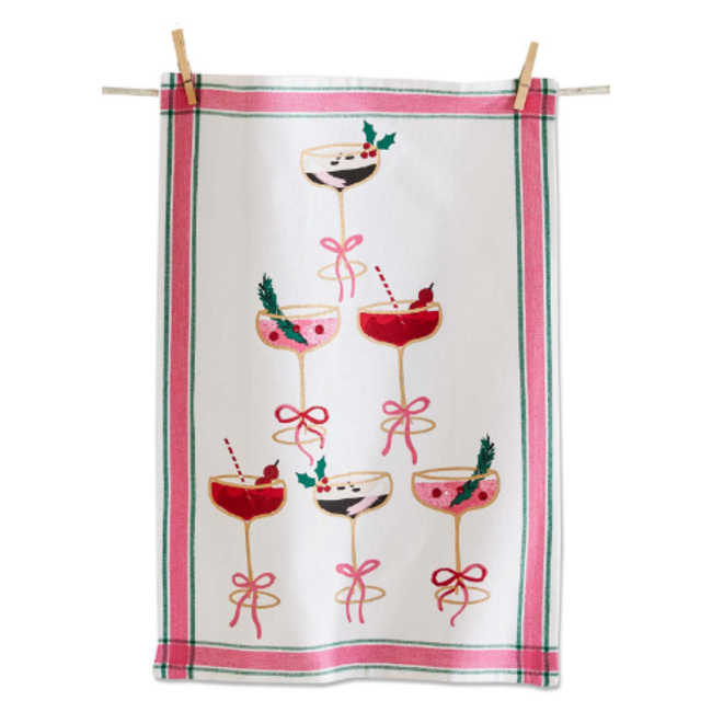 Cocktail Tower Dishtowel
