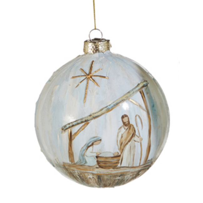 5" Holy Night Ball Ornament