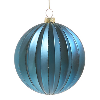 Ribbed Ball Ornament
