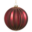 Ribbed Ball Ornament
