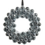 Disco Ball Ornament Wreath 15.5"
