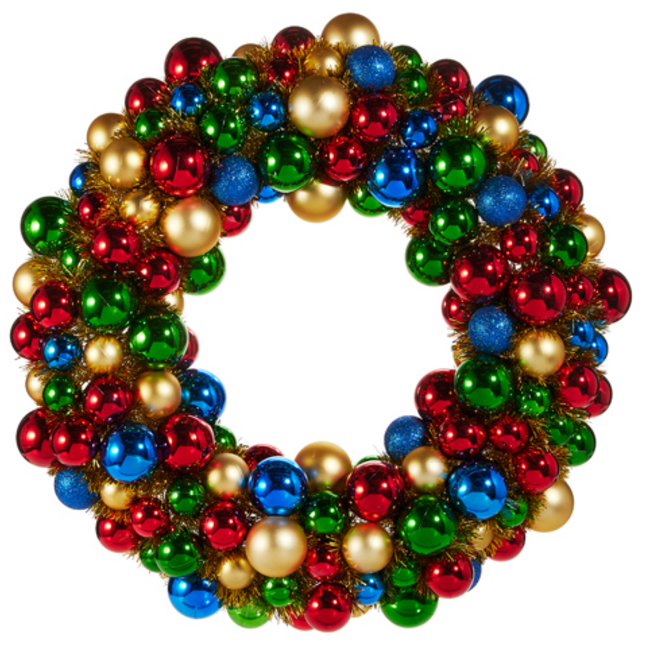 Ball Ornament Wreath