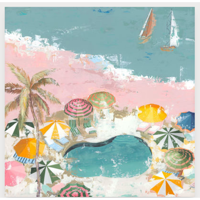 Bubblegum Beach I Art