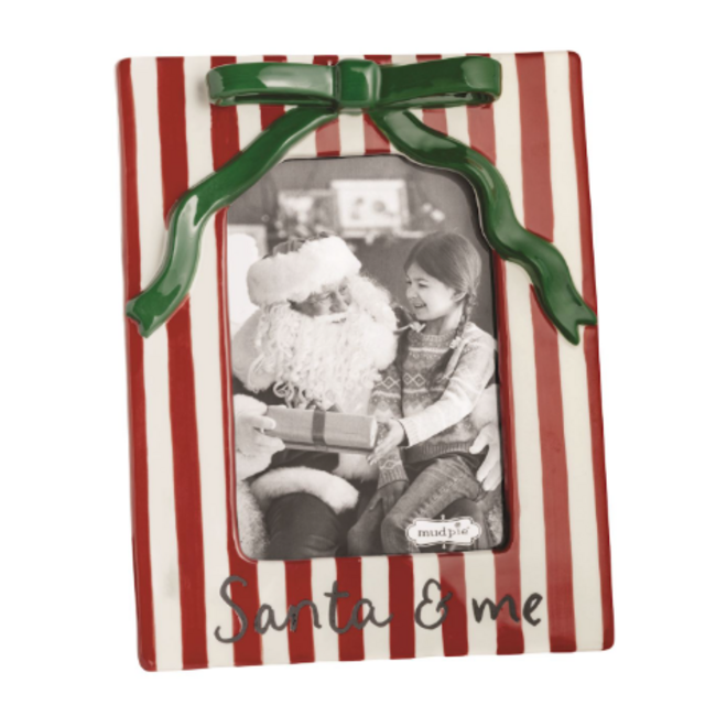 Ceramic Xmas Bow Frame