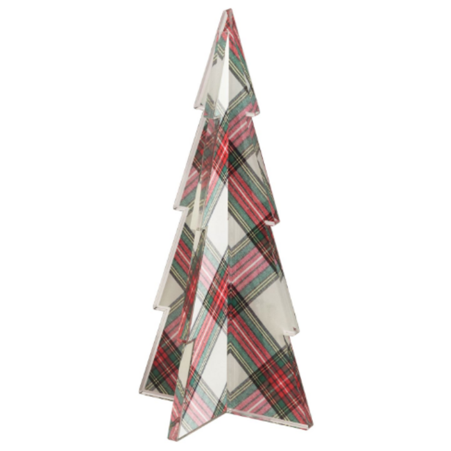 Acrylic Tartan Tree Sitter